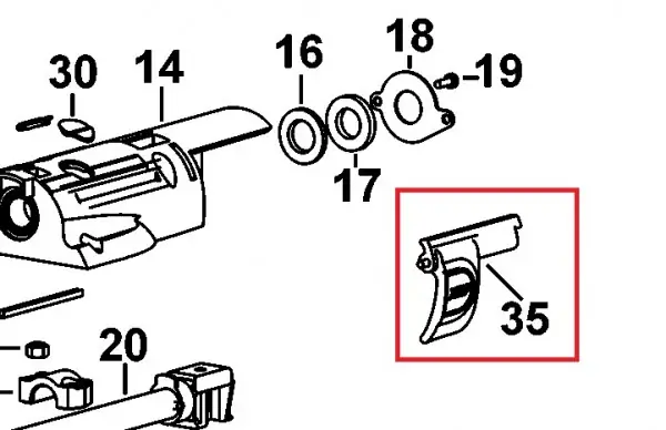 Lever-lock Dewalt DCS380