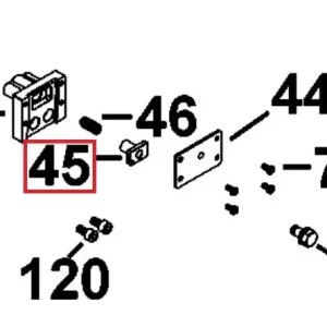 Lock pin DW745 type 3-4