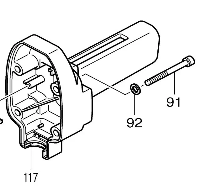 Makita håndtag HM1810 (kontakt)