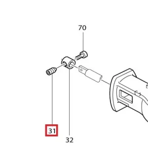 Makita-skrue JR3000V M8*9