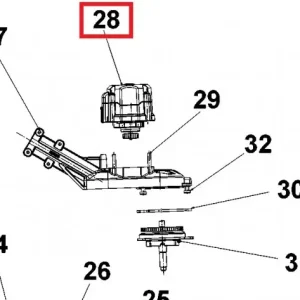Motor Dewalt DCM571