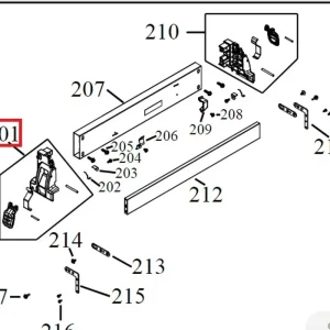 Parallelanslag beslag Dewalt DWE7485