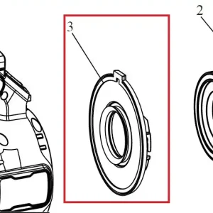 Plate DCV501 - bag filter, pos.3