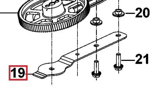Plate GTC36552 / BCHTS36 (v. gear)
