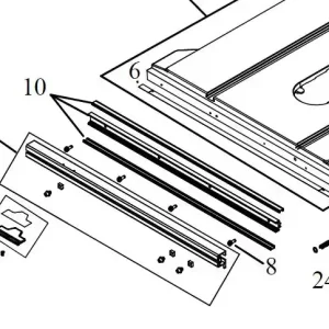 Rail DWE7485 - ved skala