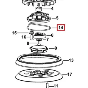 Rem til Dewalt DWE6423 / DCW210 - brake