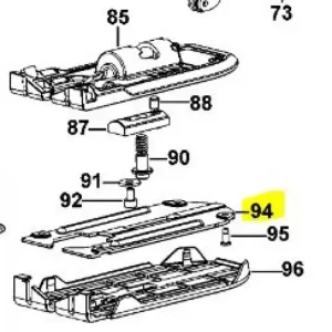Sål DCS334 / DCS335 "metal del"