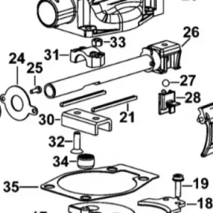 Skrabering Dewalt bajonetsav