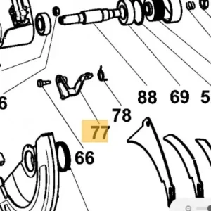 Skærmudløser Dewalt DW743N