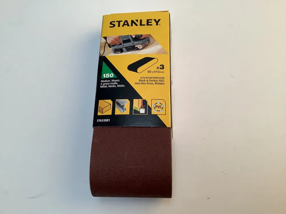 Slibebånd 65x410mm K150 3stk