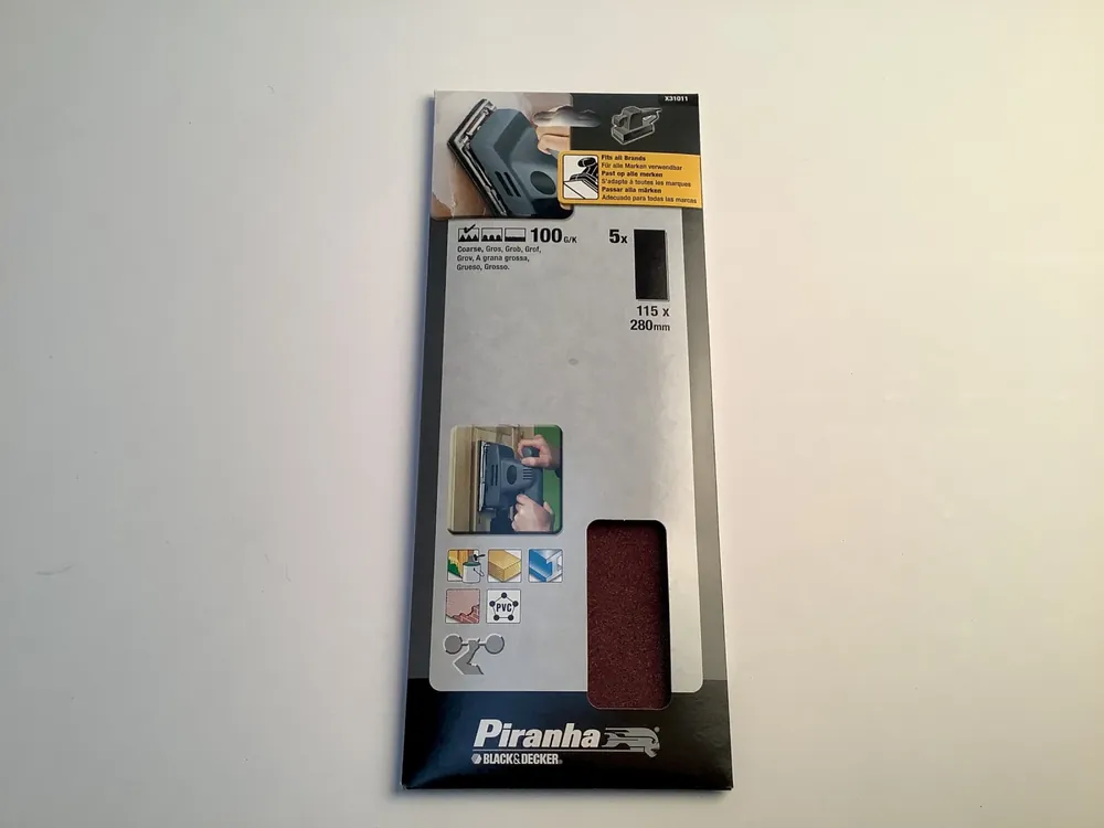 Slibepapir 115x280mm K100 x5