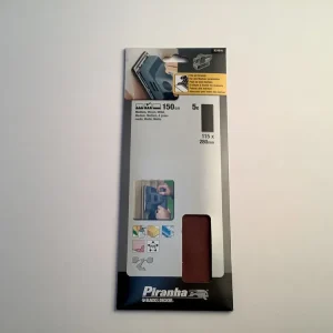 Slibepapir 115x280mm K150 x5