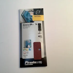 Slibepapir K80 90x190mm - x5