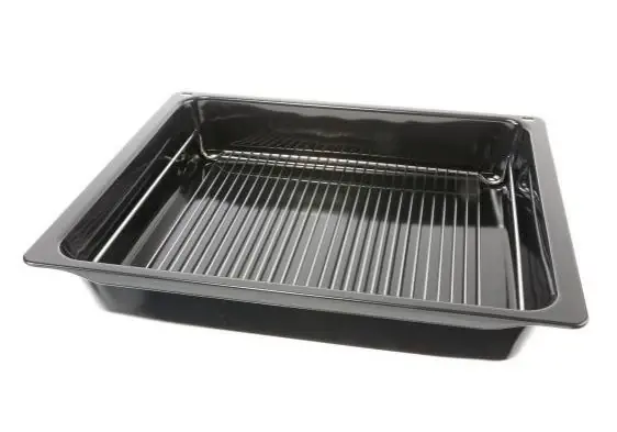 Stekepanne 455x375x81mm Ekstra dyp med rist BSH maks 300g