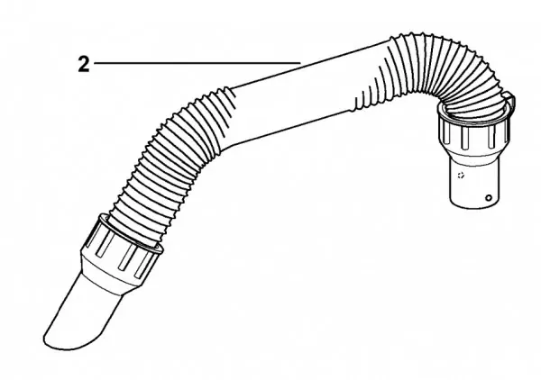 Støvsugerslange Dewalt DC515 / DCV517