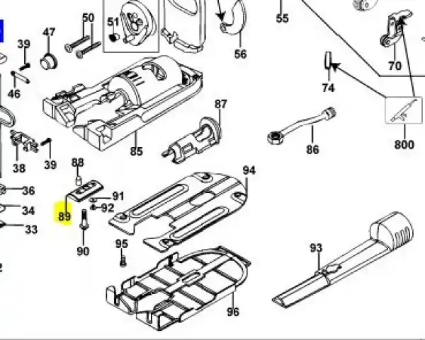 SUPPORT PLATE DC330/DW330/DCS331
