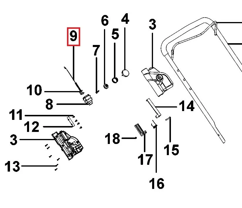 Wire CLM3820 / CLM5448PC2 - pos.9