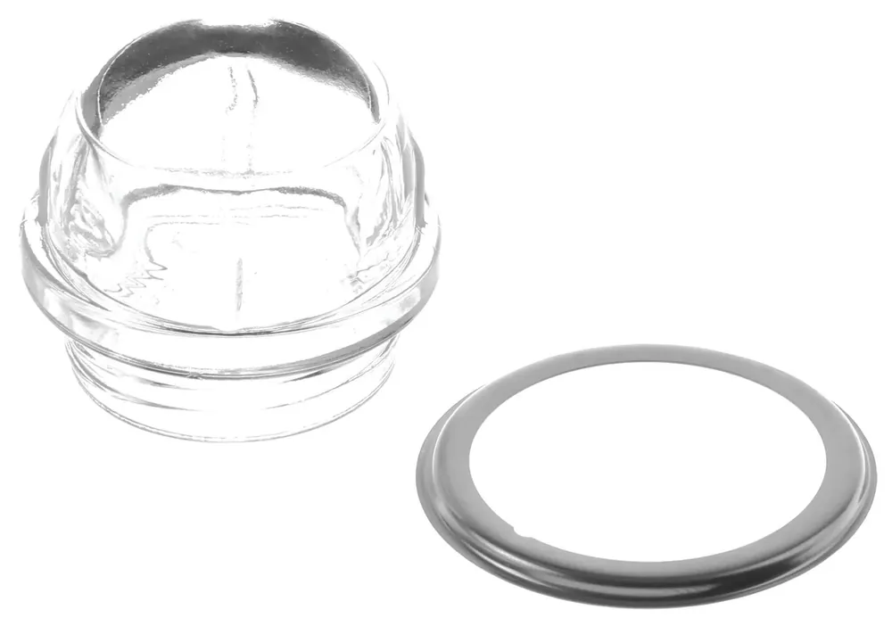 Lampeglass med stålring for Bosch Siemens komfyr