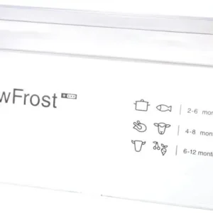Front til fryseskuff for kombiskap