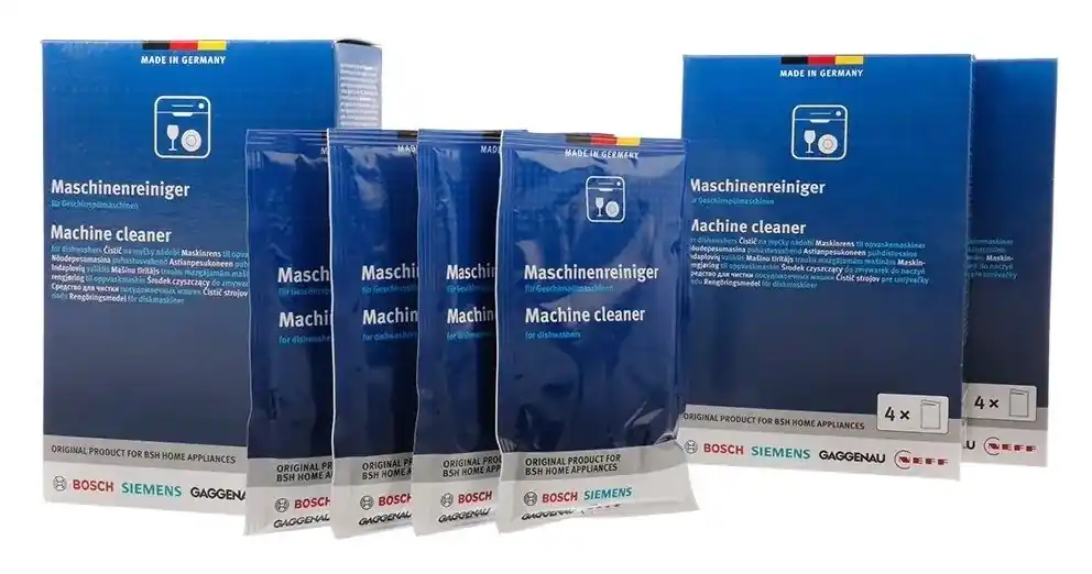 Maskinrens 3-pakker med 12 x 45g poser for oppvaskmaskiner
