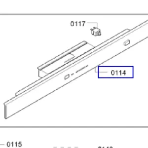 PCB/styreenhet for Bosch fryseskap