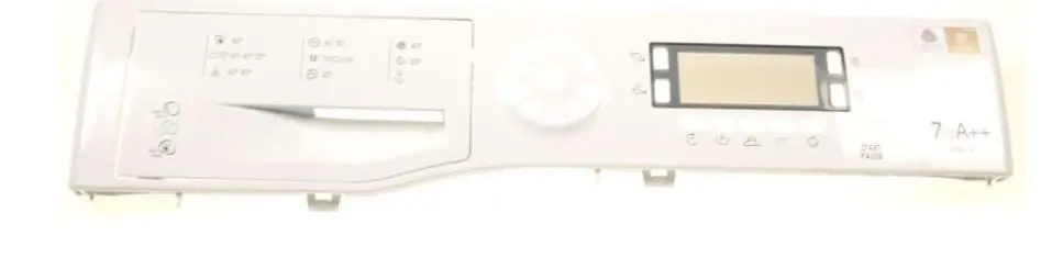 Frontdeksel for vaskemaskin