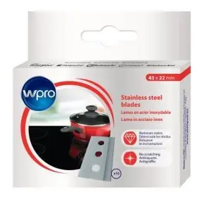 Wpro Blader til skrape for keramisk topp, 10pk