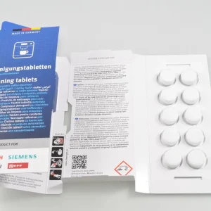 Rengjøringtabletter med 10 stk i pakken for kaffemaskiner