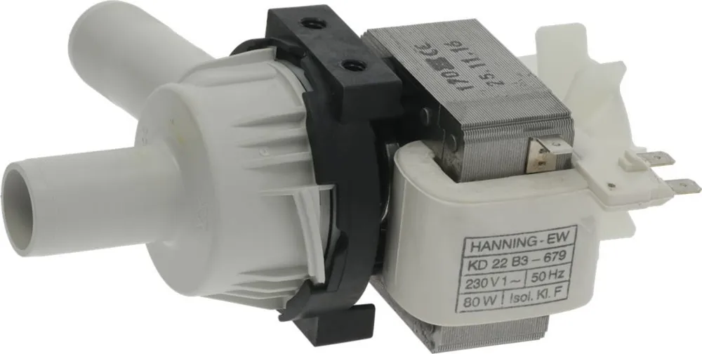 Tømmepumpe Hanning KD-22B3-679 for oppvaskmaskin og vaskemaskin
