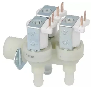 Magnetventil vinkel 3 veis 230 Volt ø10,5 / 12 mm for Miele vaskemaskin