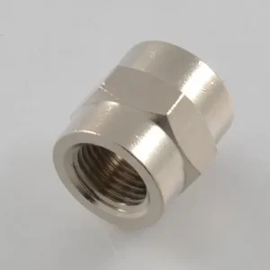 Overgang innvendig Ø 1/8" - Ø 1/8" Forkrommet