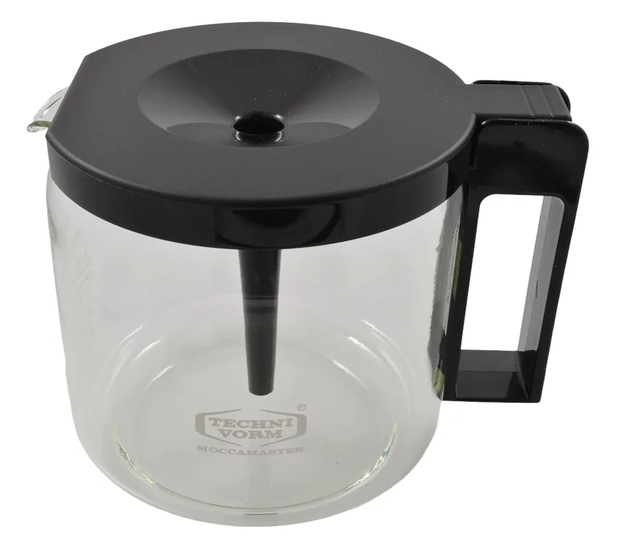 Glasskolbe / kanne 1,25 liter sort for Moccamaster kaffetrakter