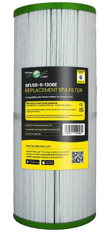 Filter PRB50 for svømmebasseng / boblebad / spa PR