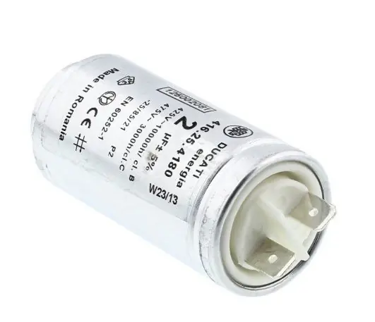 Kondensator 2µF - 475 Volt til motor for tørketrommel