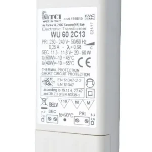 Trafo TCI WU 60 2C-13 til ledlys for kjøkkenvifte