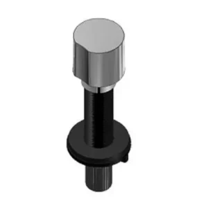 Dreieknapp til avløp forkrommet 18/22mm