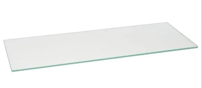 Glassplate for fryser til kombiskap
