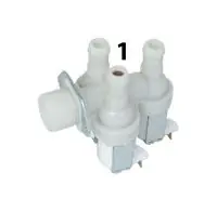 Magnetventil vinkel 3 veis 230 Volt ø13,5 / 15 mm
