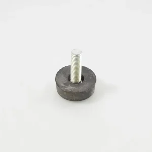 Gummifot M10 med høyde 45 mm for maskiner