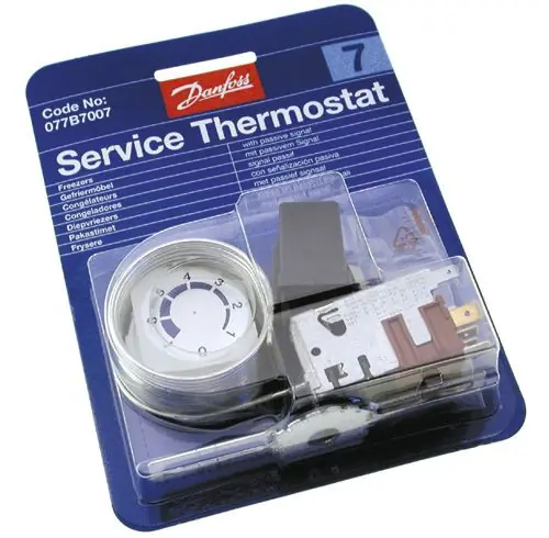Servicetermostat nr. 7 Danfoss for fryseutstyr 077B-7007