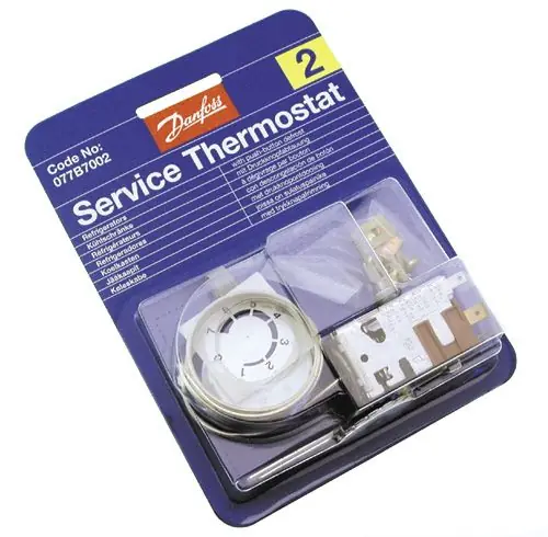 Servicetermostat nr. 2 Danfoss for kjøleutstyr 077B-7002