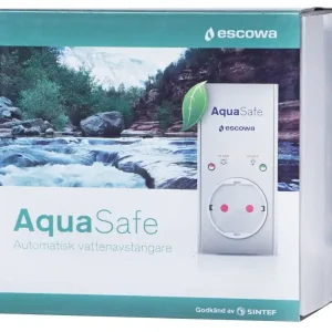 Lekkasjestopper 1/2" Aquasafe 1 kanal 3 meter kabel til sensor