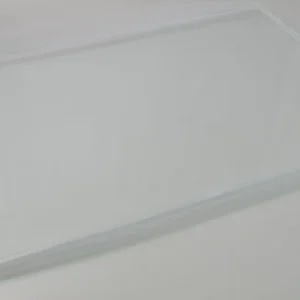 Glasshylle for kjøleskap med ramme