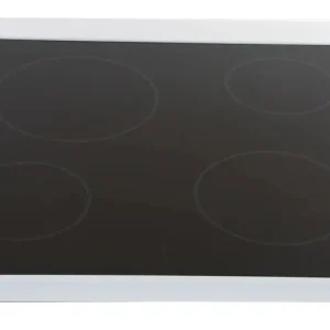 Glassplate keramisk med ramme for Bosch Siemens komfyr / koketopp