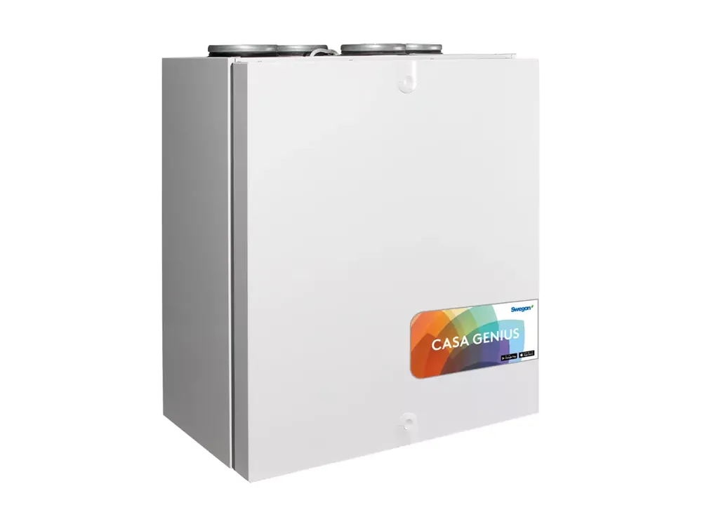 Swegon CASA R3 Genius R 500W RH Flat ventilasjonsanlegg