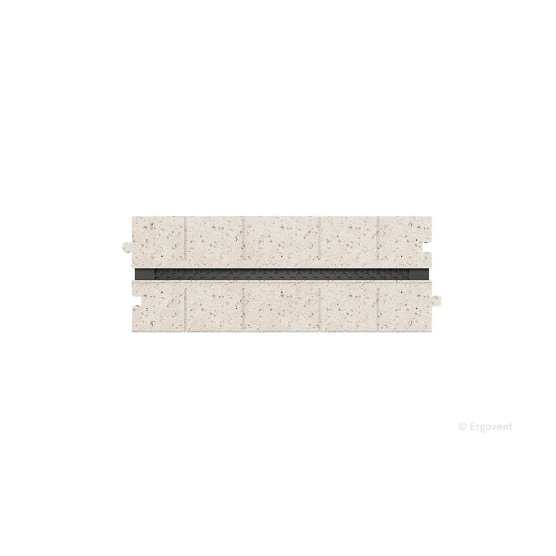 Moulage of ERGOVENT LINEO-PRO PUZZLE diffuser (1 slot x 20 mm x 500 mm)