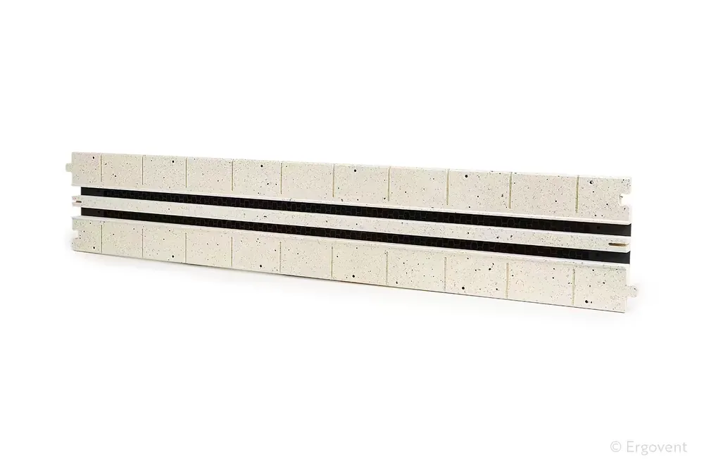 Moulage of ERGOVENT LINEO-PRO PUZZLE diffuser (2 slots x 20 mm x 1050 mm)