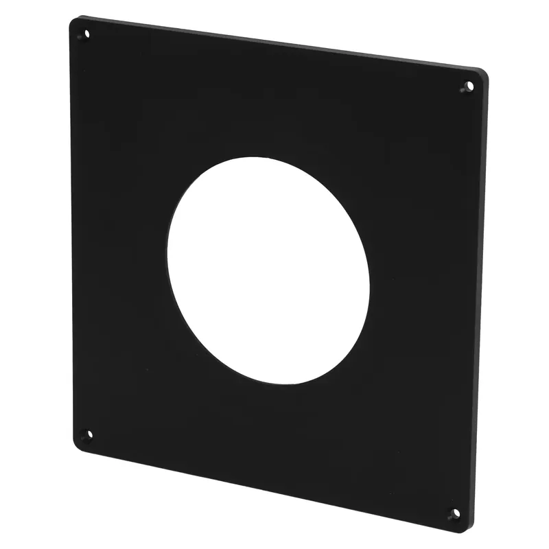 Dekkplate 200×200 mm sort