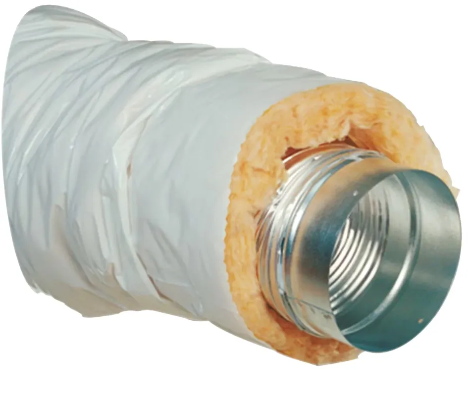 Alukanal isolert 50 M/M 1,5m Ø125