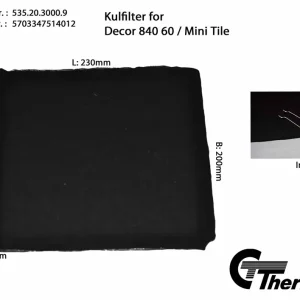 Kulfilter for Vertical 840 60 cm / Mini Tile